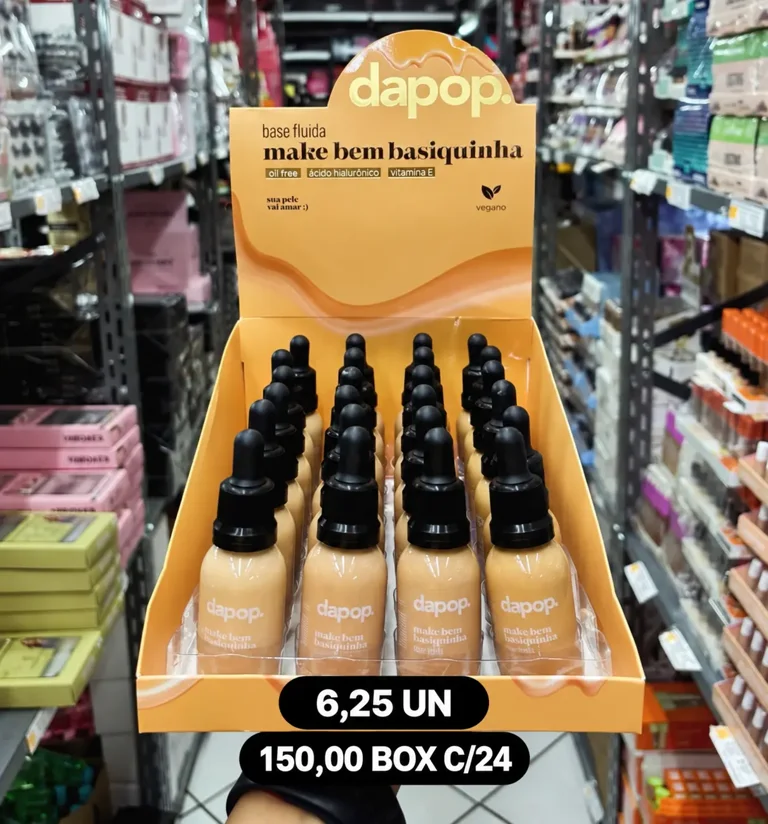 Base fluida Dapop — R$6,25 por unidade